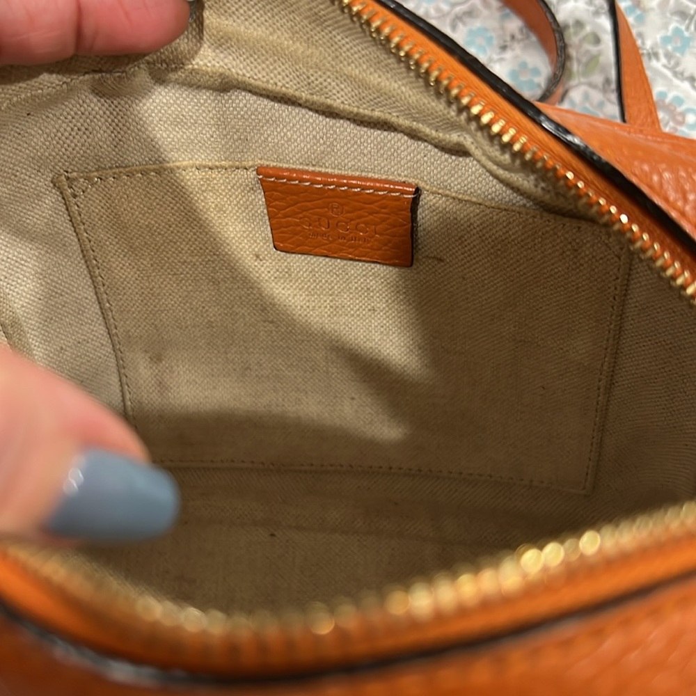 Gucci Soho Disco Crossbody Bag Nubuck Small - Picture 13 of 15